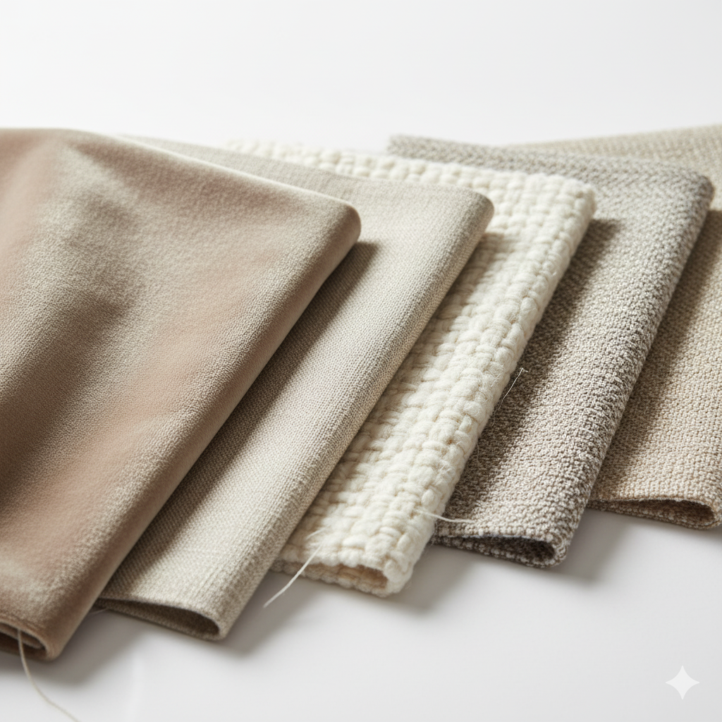 Échantillons de tissus modernes utilisés par TapisserieX