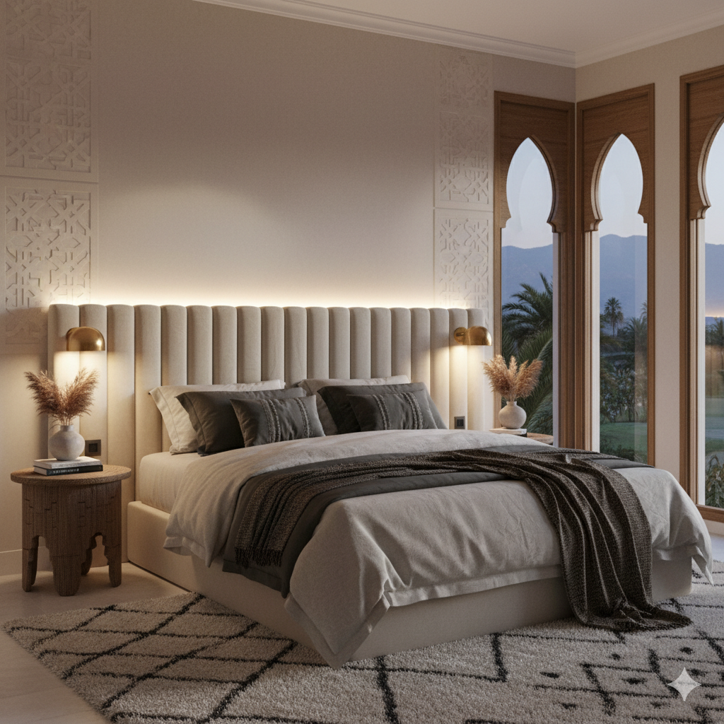 Tête de lit moderne sur mesure à Marrakech